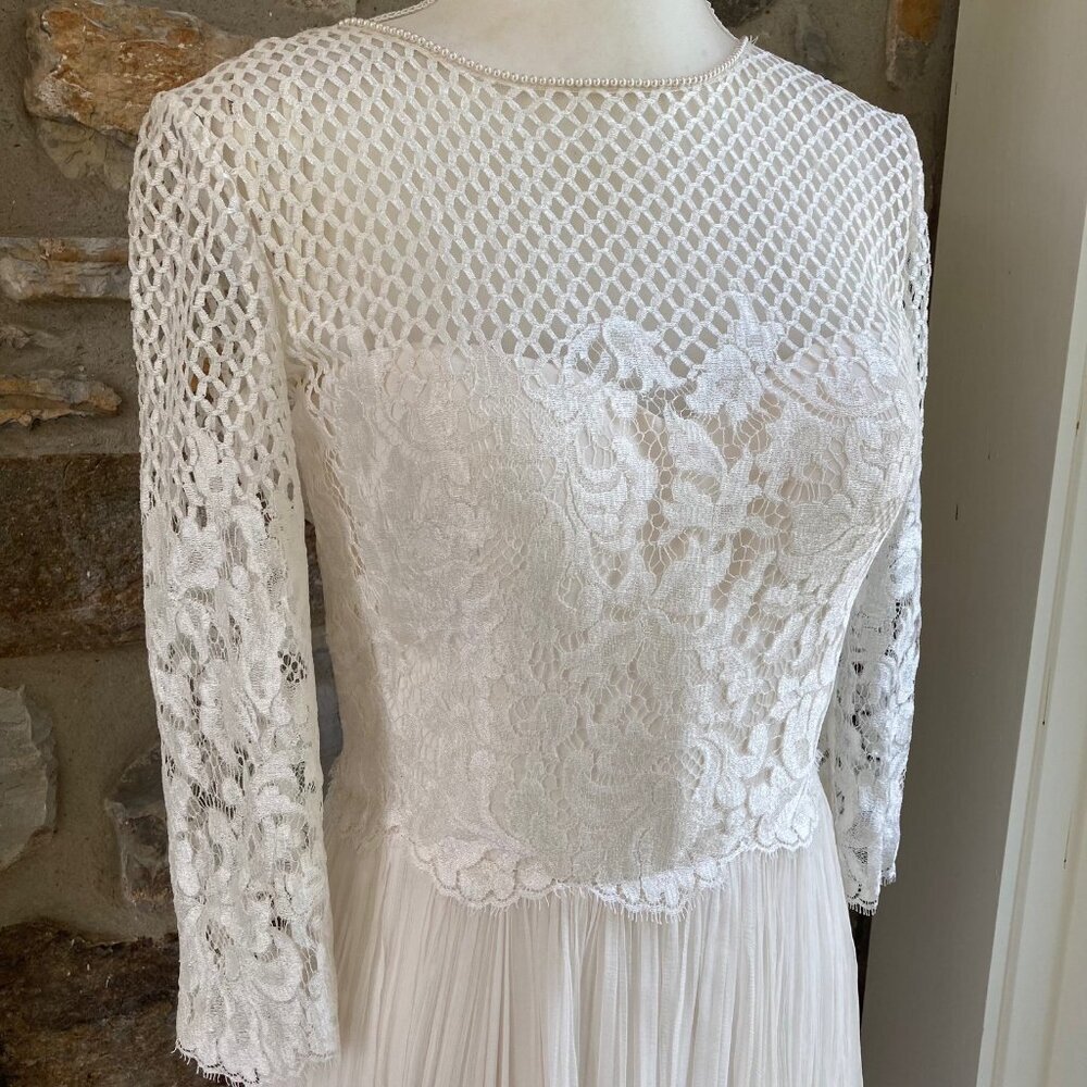 Atelier Devine Amal Wedding Dress Gown Long Sleeve - Picture 4 of 12